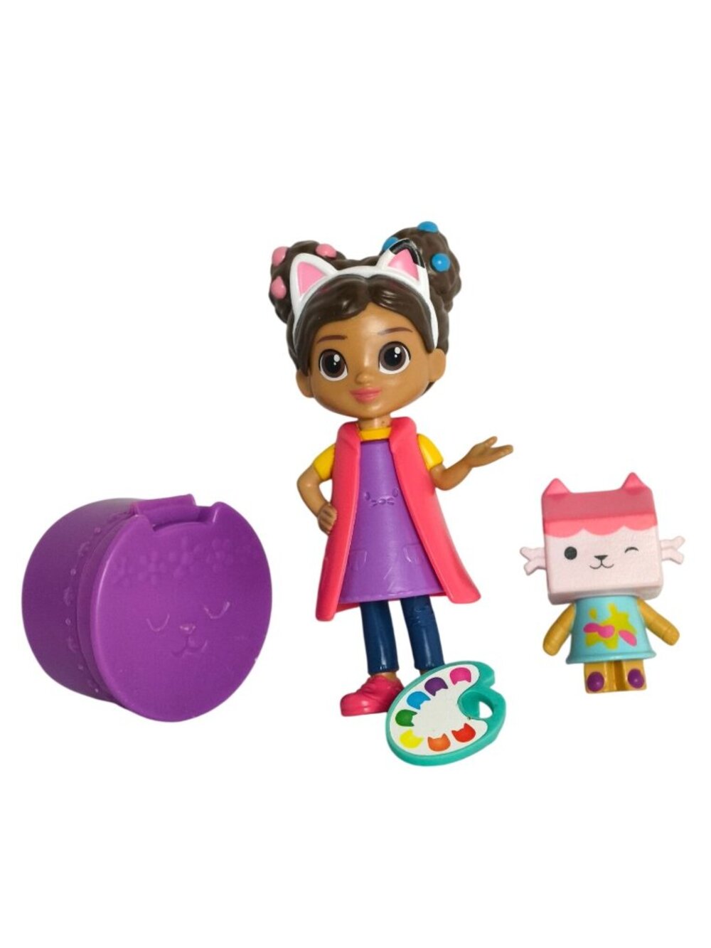 Gabbys Dollhouse Art Gabby & Kitty Figure Set With Accessories Girls Toys